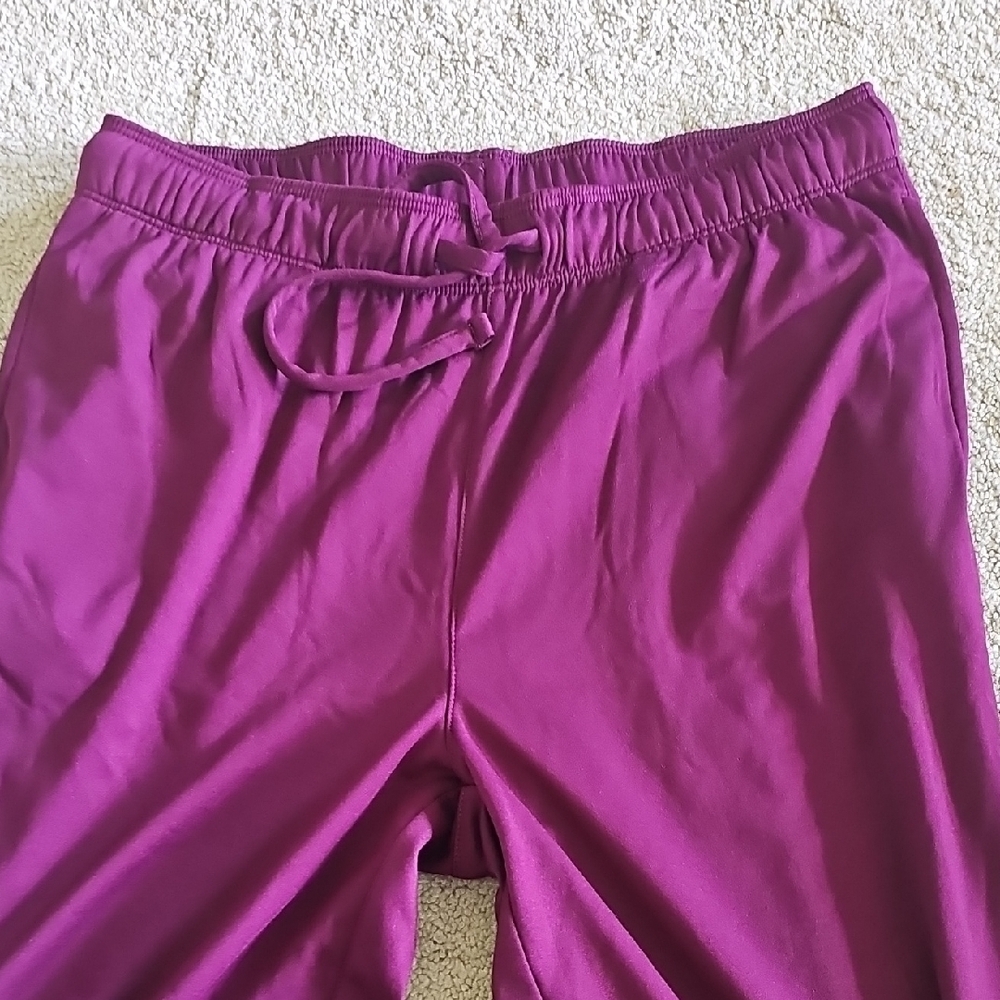 Athletic Works Purple Sweatpants Relaxed Fit - Picture 2 of 5